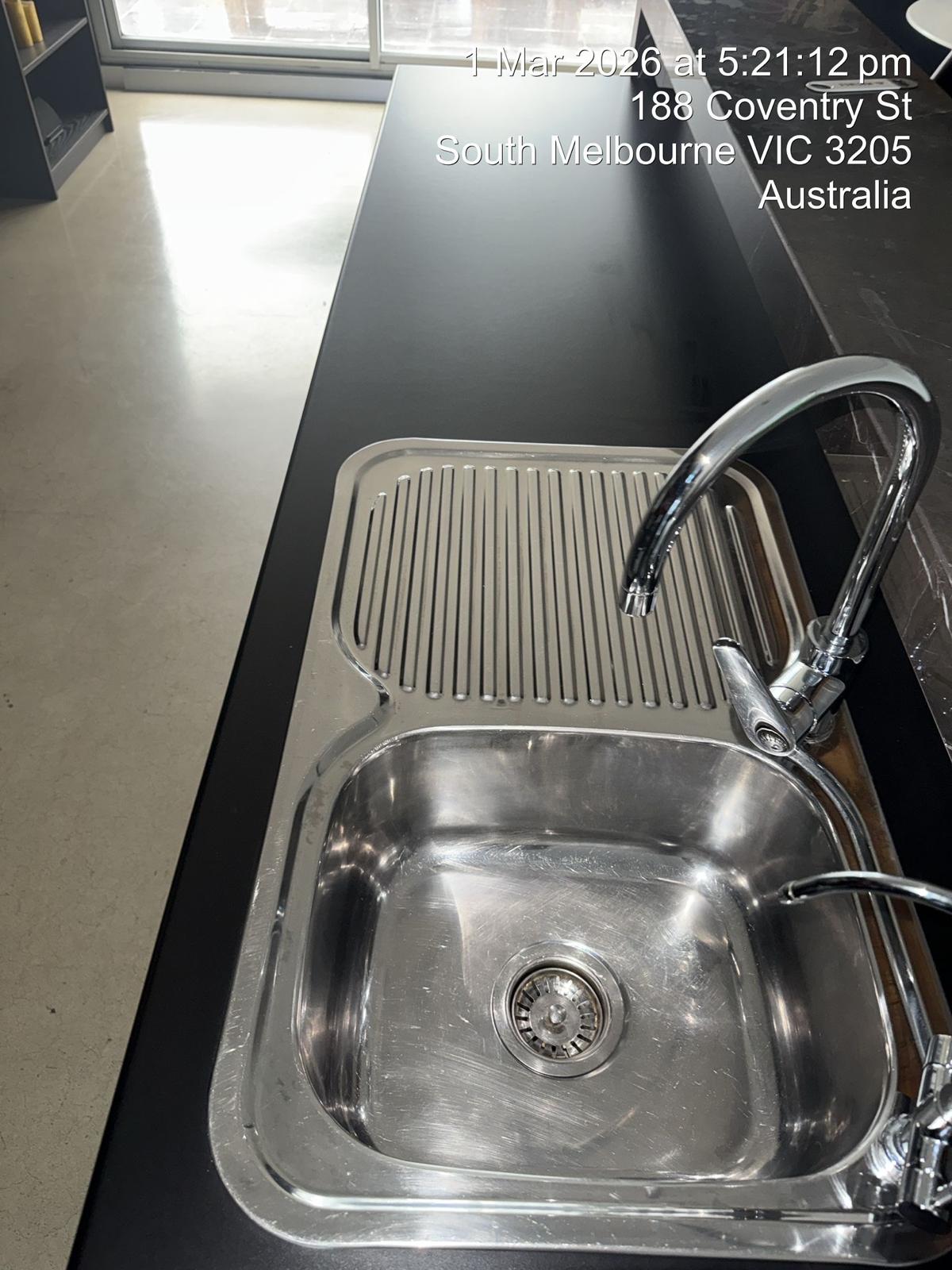 Retail space polished